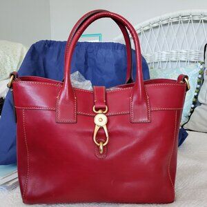 Dooney & Bourke Florentine Large Amelie Tote Red